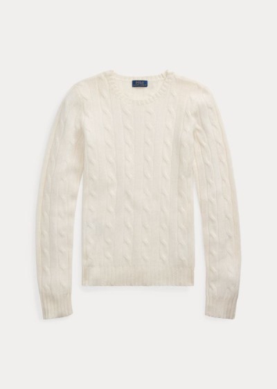 Suéter Polo Ralph Lauren Cable-Knit Cashmere Mulher 12645-ZJQT